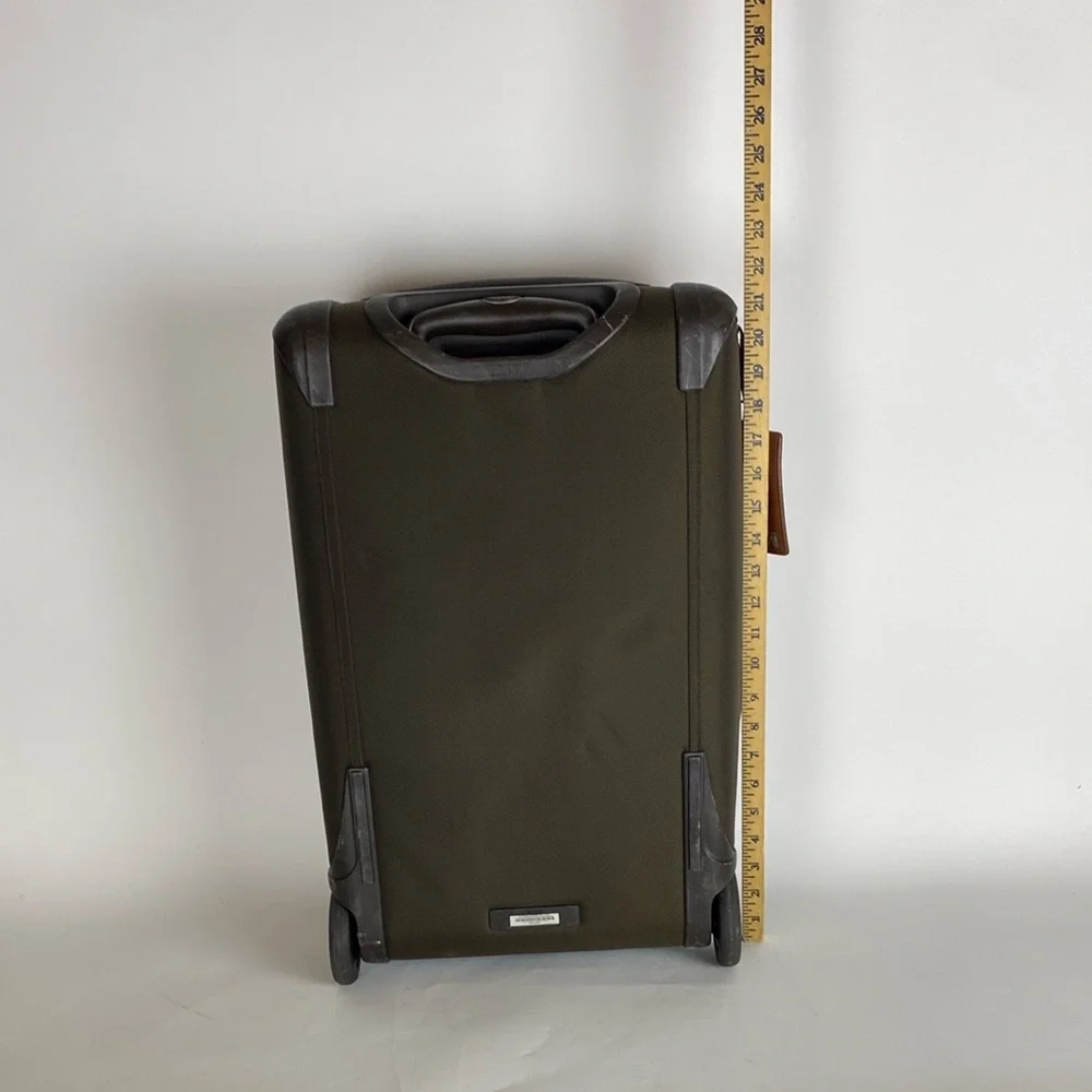 Tumi Alpha 2 Brown Carry-On Rolling Suitcase